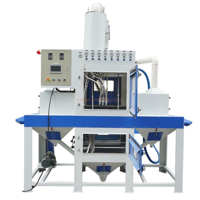 Roller Conveyor Sand Blasting Machine for Double Sided Surfaces