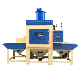 Horizontal Conveyor Automatic Sandblasting Machine