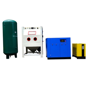 Sandblasting Machine with Air Compressor, Freeze Dryer, Air Storage Tank