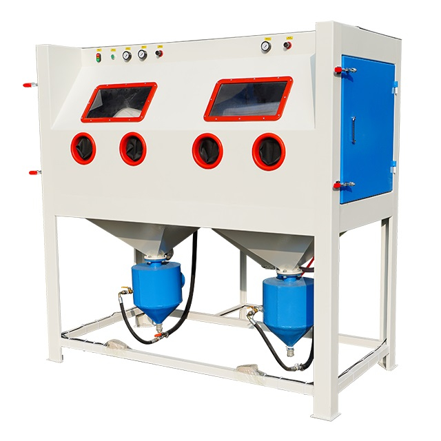 Double Station Pressure Sand Blast Cabinet