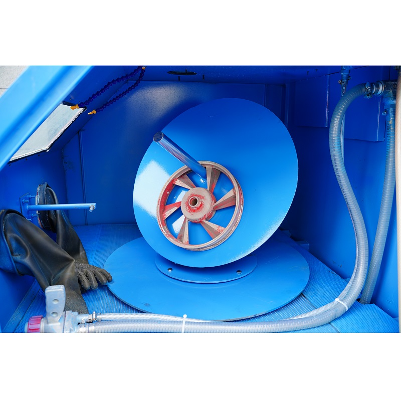 Turntable Wet Sandblasting Machine for Wheel & Rim